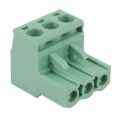 10Pcs 5.08mm Pitch 3Pin Plug-in Screw Terminal Block Connector Right Angle. 