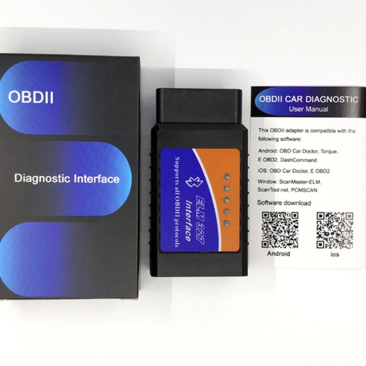 OBD2 Elm327 V2.1 ELM 327 Code Reader OBD II Auto Car Diagnostic Tool