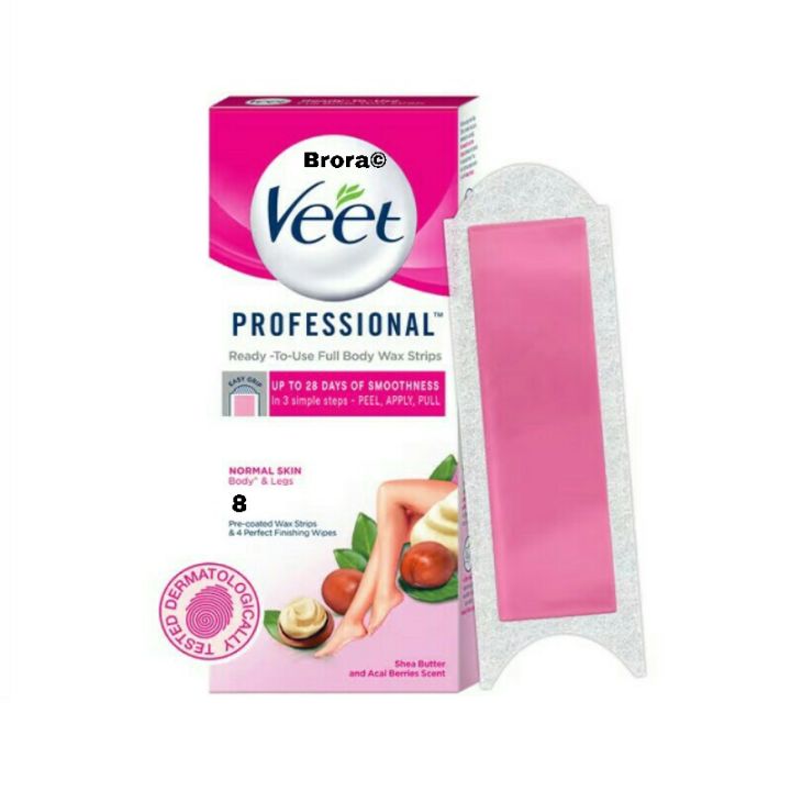 Veet%20Professional%20Easy%20Gel%20Wax%20Strips%20Legs%20&%20Body%20Normal%20Skin%20-%20%208%20Strips%20(4%20Double%20Sided)%20-%20Image%202