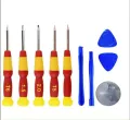 Screwdrivers For Mobile Phone Repair Opening Tool Kit 10 in 1 Screwdriver Repair Kit Cell Phone Tool Kit with Screwdriver and Cell Phone Removal Tool. 