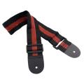 Soft Nylon Guitar Strap Belt with Leather End - Guitar Ukulele Mandolin Strap Belt For Acoustic/ Electric/ Bass/ Classical Guitar Mandolin, Ukulele. 