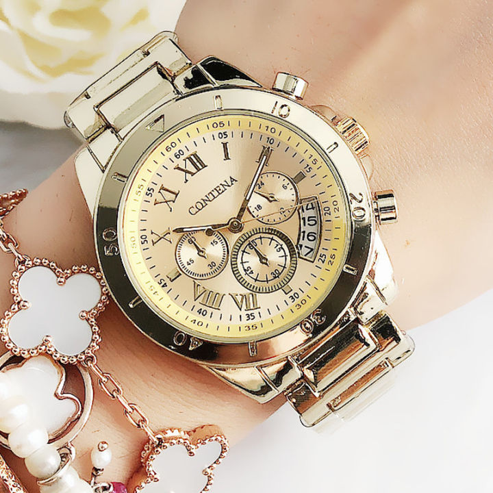 Contena%20Women's%20Watches%20Stainless%20Steel%20Quartz-watch%20Gold%20Wrist%20Watch%20Original%20Luxury%20Brand%20Geneva%20Ladies%20Watches%20Womens%20Clock%20-%20Image%206