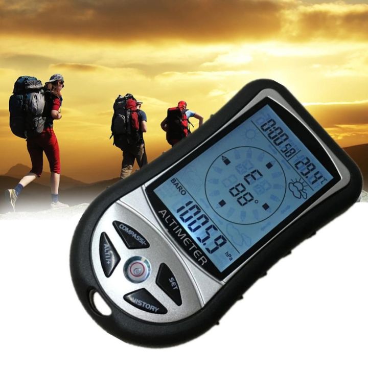 【The Timber Loft】Handheld Digital LCD Display Back 8 in 1 Compass ...