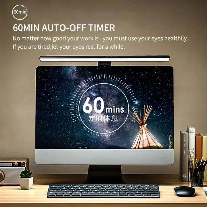USB LED Monitor Light Bar Computer Monitor Lamp Touch Control Screen ...