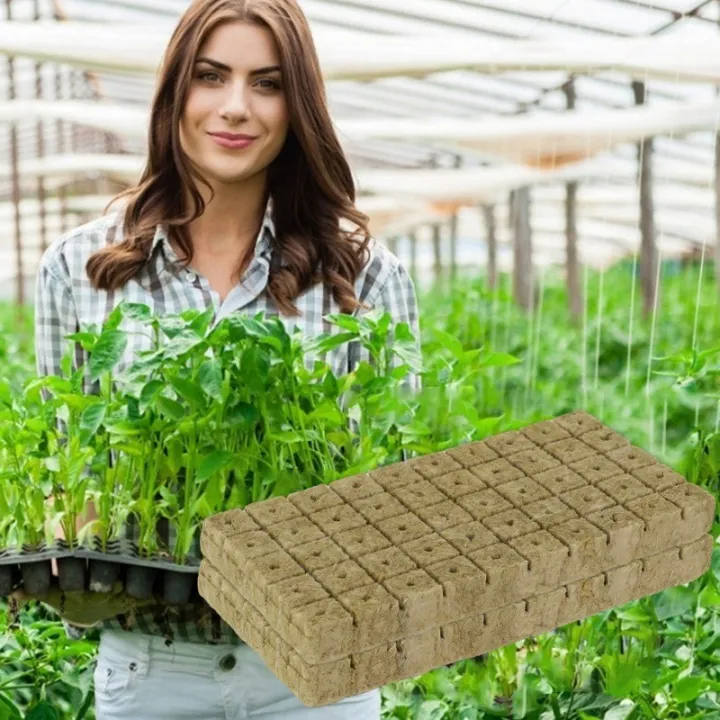 50Pcs%20Square%20Rock%20Wool%20Grow%20Stonewool%20Hydroponic%20Grow%20Media%20Plant%20Soilless%20Substrate%20Plug%20Seedling%20Block%20Gardening%20Tool%20-%20Image%203
