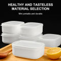 Rice Sub Packaged Box Food Container Freezer Refrigerator Dumpling Rice Fresh-Keeping Box Food Fruits Micorwave Bento Lunch Box. 