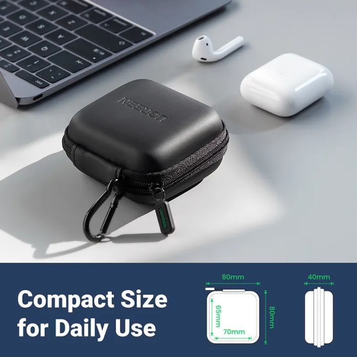UGREEN%20Earphone%20Case%20Hard%20Headphone%20Bag%20For%20Airpods%20Earpods%20Sennheiser%20Ear%20Pads%20Wireless%20Bluetooth%20Earphone%20Accessories%20KEEMEEUYZO%20-%20Image%205