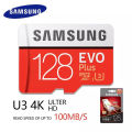 Samsung Class 10 EVO Plus Micro SDXC UHS-3 128GB Memory Card TF Card. 