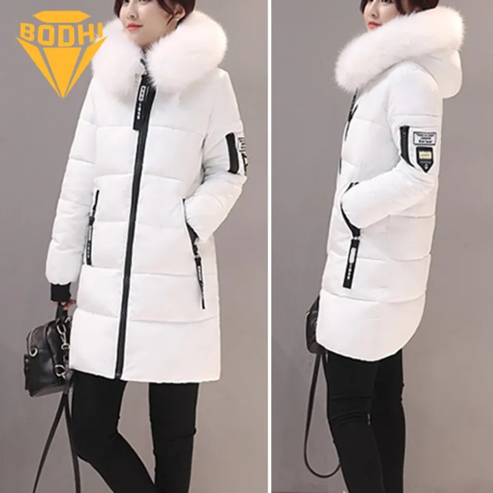 Cotton%20Coat%20with%20Faux%20Fur%20Collar%20Stylish%20Warm%20Women's%20Winter%20Cotton%20Coat%20with%20Hood%20Pockets%20Windproof%20Mid%20Length%20Slim%20Fit%20Down%20Jacket%20Faux%20Fur%20Collar%20Winter%20Jacket%20-%20Image%209