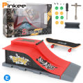 Skateboard Ramp Parts for Tech Decks Fingerboard Finger skateboard Parks Gift For Kids. 