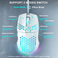SOLAKAKA SM900 Wired Gaming Mouse with Honeycomb Shell 12800DPI 7 Programmable Buttons Custom Macro Ergonomic Computer Mouse. 