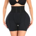 Women Hip Padded Shorts High Waist With Hook Tummy Control Panties Ass Booty Enhancer Big Buttocks Brief. 