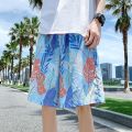 Five-Point Digital Swimming Trunks Loose Quick-Drying Beach Casual Summer Pants Trendy Pajama Pants Thin Shorts Printed Shorts. 