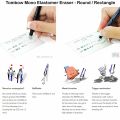 Tombow Mono Zero Classic Elastomer Precision Eraser Mechanism Pen & Refills Round Tip 2.3mm / Rectangle Tip 2.5 x 5mm. 