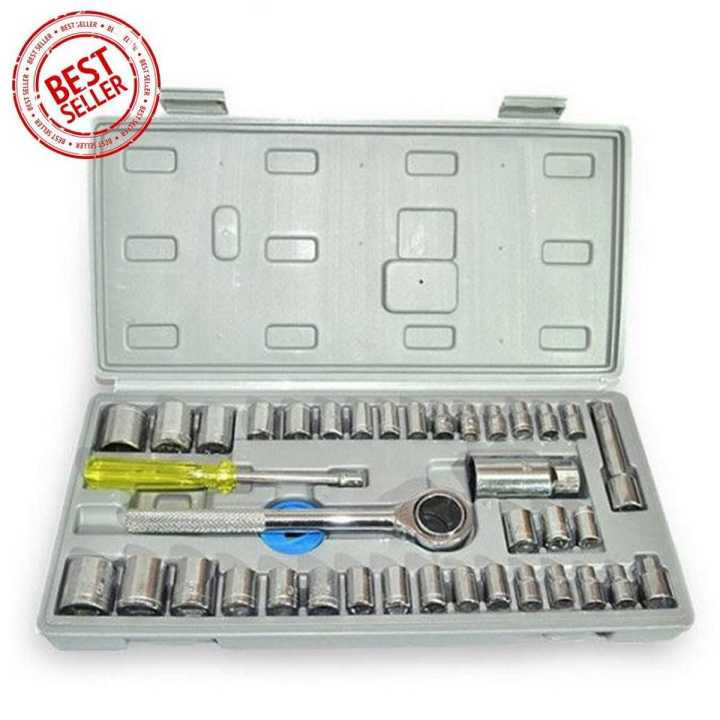 40PCS (Large) Combination Socket Wrench Set