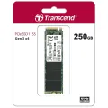 Transcend 115S 250GB M.2 (M-Key) PCIe SSD Drive. 