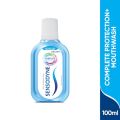 Sensodyne Mouthwash Complete Protection+, All in One Mouth Wash for Sensitivity Protection, Strong teeth and lasting freshness, Pack of 100ml FROM INDIA(SAM). 