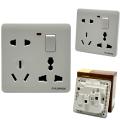 Universal Wall Switch Socket Fulimen - Multi Plug - Multi Socket Outlet -Plug Base 5 Hole Switched Socket Outlet - FULINMEN. 