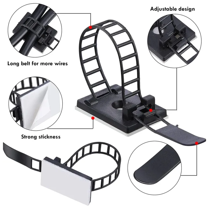 Cable%20Strap%20Ties%20Cable%20Management%20Clips%20Adjustable%20Nylon%20Clamps%20Organizer%20with%20Adhesive%20Tape%20Cable%20Clips%20for%20Home%20-%20Image%203