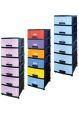 Uni Plast Drawer 5 Tier Baby Drawer Wardrobe Cupboard Storage Multi Color. 