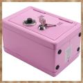 Kqueebee Kids Money , Mini Money Box Gift Safe Case Password with Key Metal Money Box Storage Bedroom Locker Home Ornament. 
