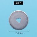 10Pcs 28Mm Rotary Cutter Refill Blades Patchwork Fabric Leather Craft Steel Circular Sewing Quilting Cutters. 