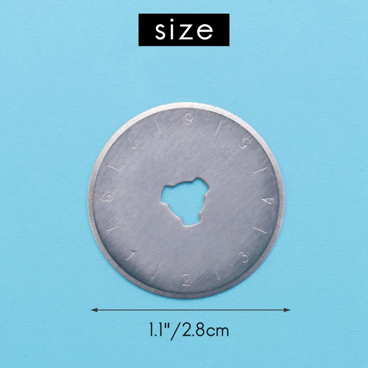 10Pcs%2028Mm%20Rotary%20Cutter%20Refill%20Blades%20Patchwork%20Fabric%20Leather%20Craft%20Steel%20Circular%20Sewing%20Quilting%20Cutters%20-%20Image%206