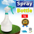 Spray Bottle Plastic Watering Flowers Water Hand Spray For Salon Plants 1Liter. 
