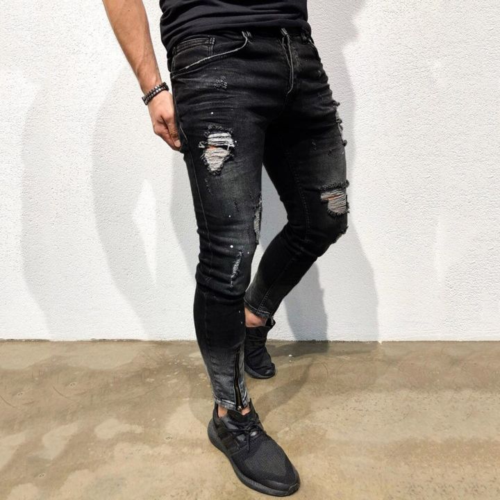 Womail%20Mens%20Skinny%20Stretch%20Denim%20Pants%20Distressed%20Ripped%20Freyed%20Slim%20Fit%20Jeans%20Trousers%20M300116%20-%20Image%206