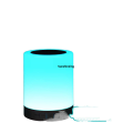 Booth subwoofer chain Bluetooth speaker ambient touch light none. 