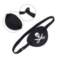 1pc Pirate Single Eye Mask Pirate Skull Crossbone Eye Cover Children Kids Eye Patch EVA Eye Mask For Lazy Eye (Black). 