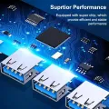 USB C HUB 3.0 Type C 4-Port Multi-Splitter OTG Adapter for PC Android Laptop Mac. 