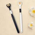 【HUT】 Triple Sided Toothbrush Soft Bristles Tongue Scraping Three Heads U-Shaped Three Sides At Once Triple Cleaning Portable For Home. 