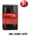 HyperX RAM DDR4 8GB/ Laptop/2666MHz (PC4-21300) CL15 260-Pin SO-DIMM Memory Ram (HX426S15IB2/8). 