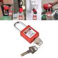 Safety Padlock Engineering Steel Beam Lockout Energy Isolation Lock. 