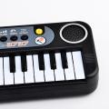 37 Key Small Electronic Keyboard Piano Musical Toy Mic Records for Children 3737 - Black. 