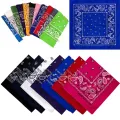 2019 Newest Hot Scarf Headband Bandanas Head wrap Cotton Head Wrap Neck Wristband Handkerchief Black White Pink. 
