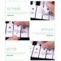 88 Keys 61 Keys 54 Keys Transparent Piano Keyboard Stickers Electronic Keyboards Stickers Tabs Musical Notes Key Stickers. 