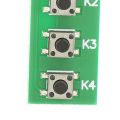 Control Universal 4 Key Keyboard Module Industrial Grade Push Button Switch Module Keyboard Board Maker Projects. 