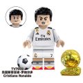 TV6501 World Famous Football Players Assembled Messi Pele Neymar Maradona Building Block Educational Bricks Action Toys Christmas Gift For Children. 