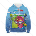 Newest Superzings Serie 7 Hoodies Doctor Volt Sweatshirts Super Zings Kids/Children Boy/Girls Auturn Spring Hooded. 