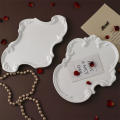 DIY European Style Relief Jewelry Dish Mold Silicone Mold For Crystal Cement Resin Tray Crystal Concrete Resin Mold For Home Decor Silicone Mold For Vintage Lace Tray DIY European Style Relief Jewelry Storage Dish Mold. 