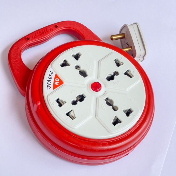 Sunco%204%20way%20extension%20cord%20Reel/%20wire%20cord/%20multi%20plug/%204%20outlets%20(1.5m)%20-%20Image%203