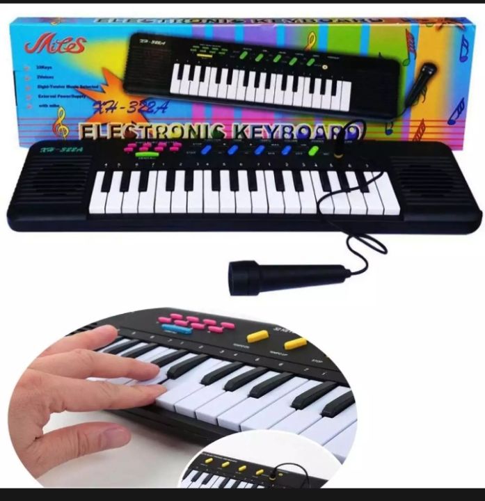 Electronic%20Keyboard%20Organ%20Piano%2032%20Keys%20With%20Mini%20Microphone%20Musical%20Instruments(null)%20-%20Image%203