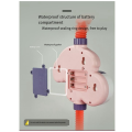 Automatic Elephant Shower Toy Portable Bathtub Sprinkler Water Pump Gift-B. 
