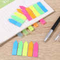 100Pcs/Set 5 Color Index Sticky Notes Index Label Stickers PET Sticky Notes Highlighter Translucent Page Makers For Page. 