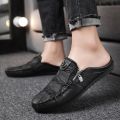 【ALLGOOD】Korean Half Shoes for men Half Slippers Flat Sandals Lazy Shoes Loafers for men New Fashion Casual Shoes Mules for men. 