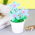 Hand Stick Flower Kids DIY Flower craft Toys Handmade Kit Twister Stick Hair Flower. 