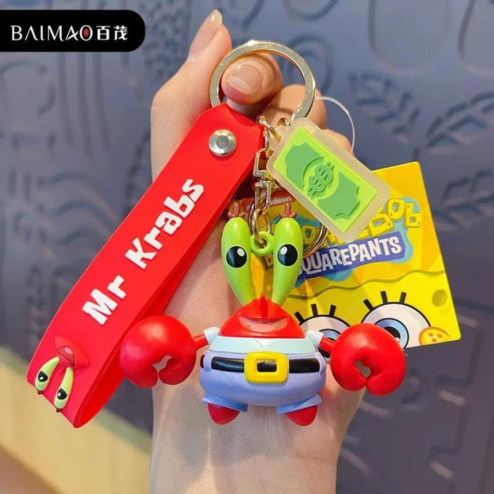 Sandy Cheeks Keychain NEW SpongeBob SquarePants action figure Patrick Star Squidward Sandy ...