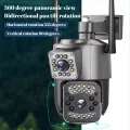 SC03 Dual 6Mp | WIFI HD Wireless Dual lens CCTV Camera 360 view with HD Infrared Night Vision Indoor/Outdoor. 